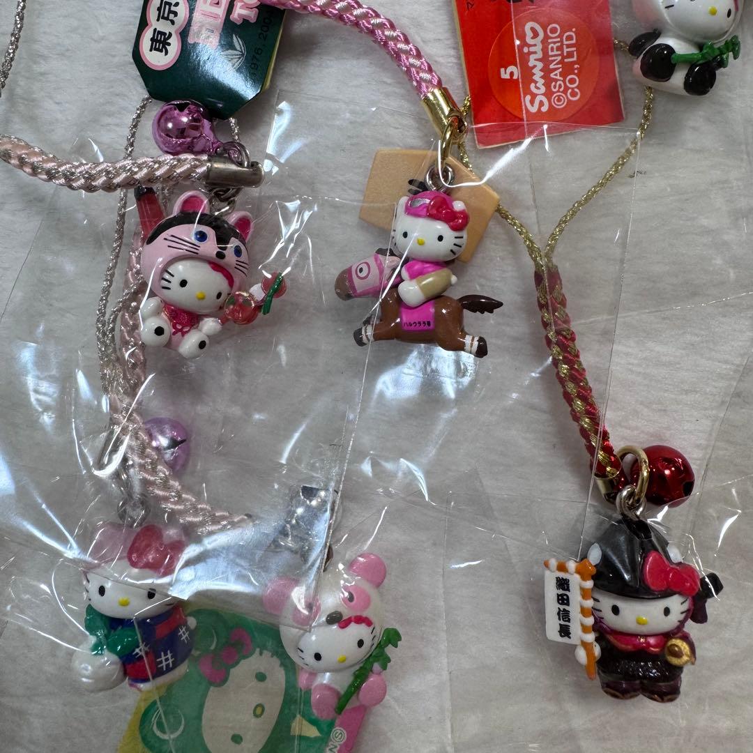 ハローキティ ご当地ストラップ　 60点セット