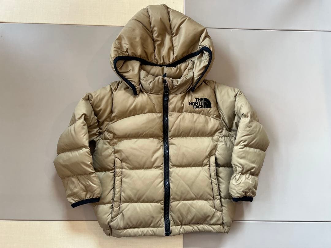 THE NORTH FACE ベージュ ダウンジャケット　90cm
