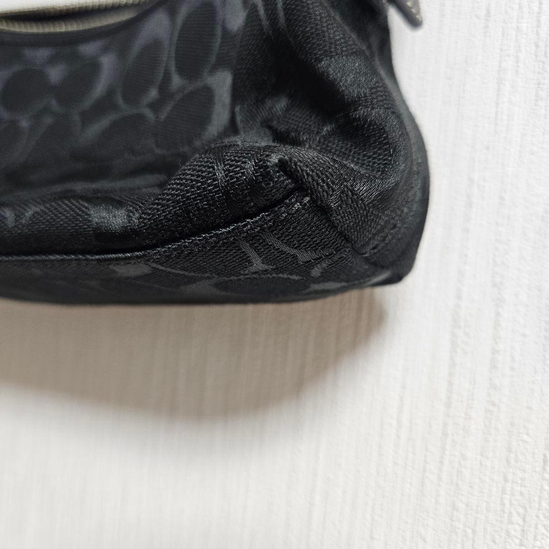 COACH コーチ アクセサリーポーチ ワンショルダーバッグ ブラック