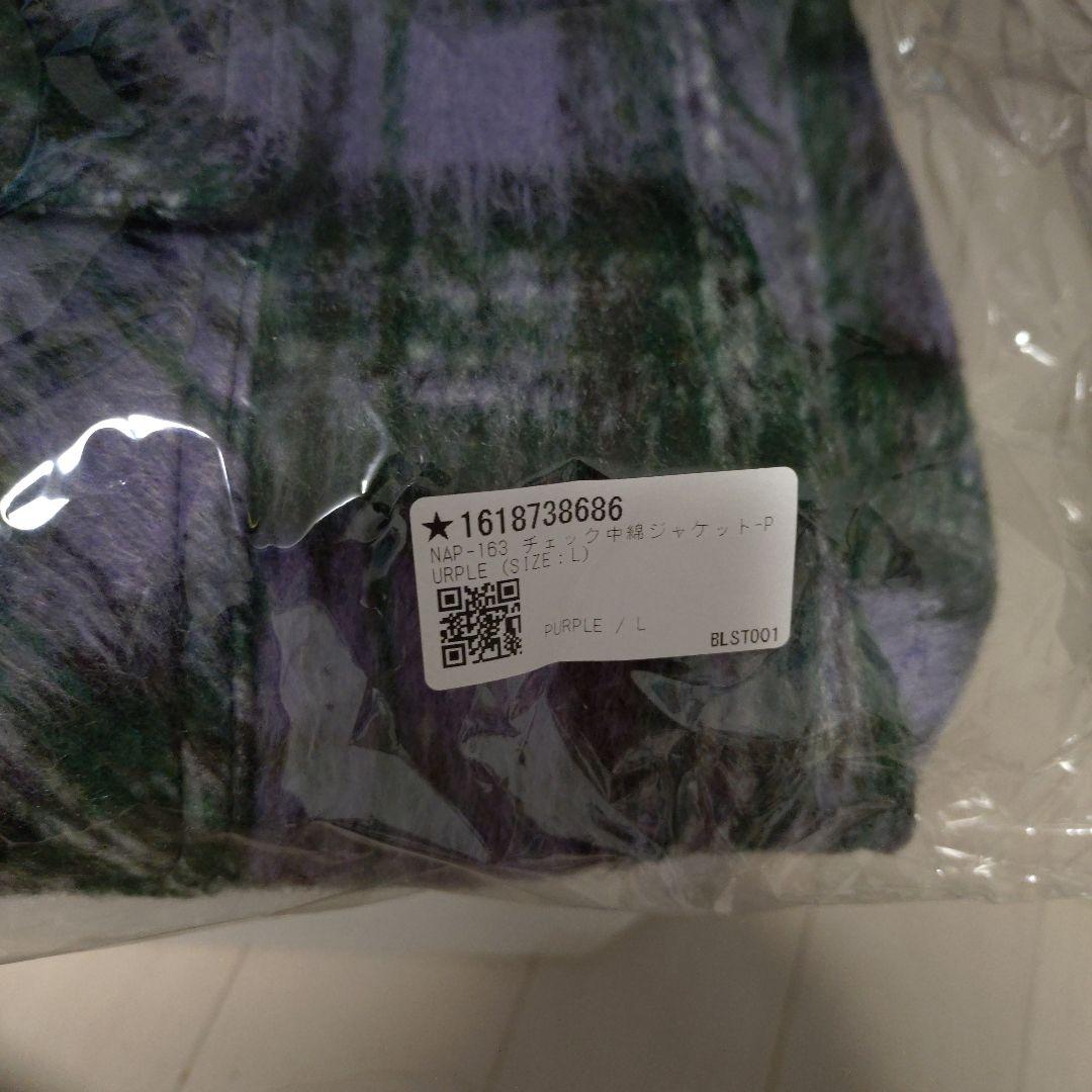 NAPTIMEナップタイム チェック中綿ジャケット 2025秋冬