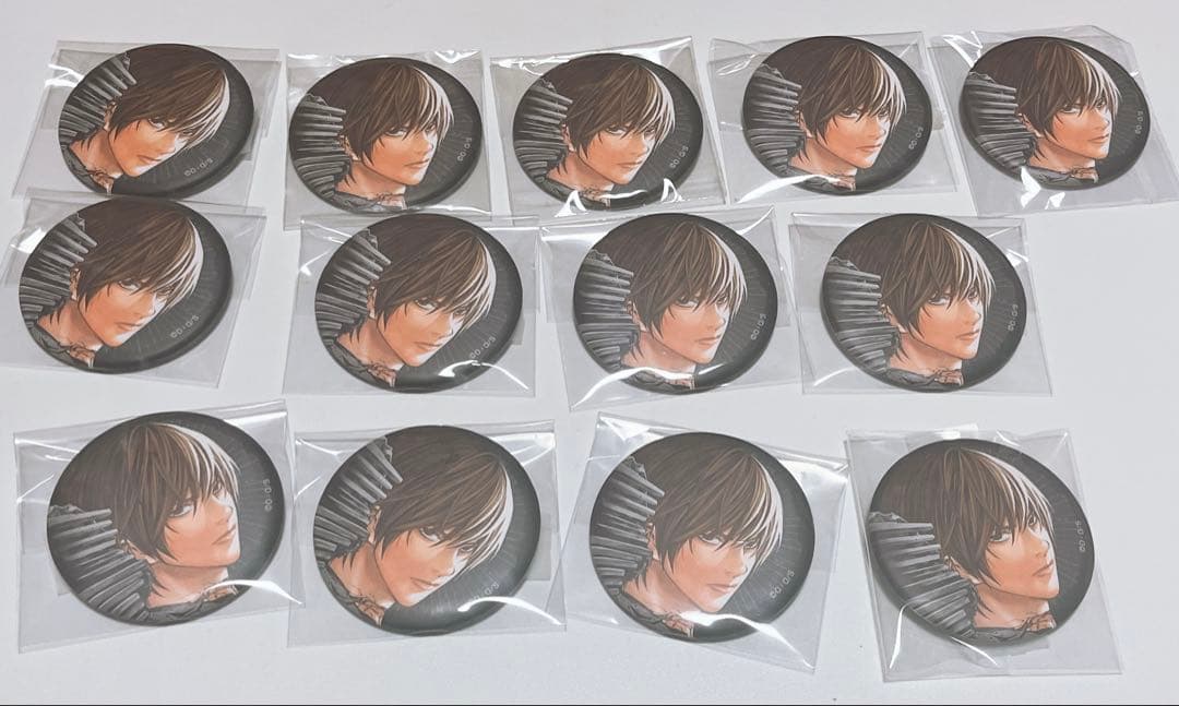 デスノート DEATHNOTE マット缶バッジコレクション 夜神月 13点セット