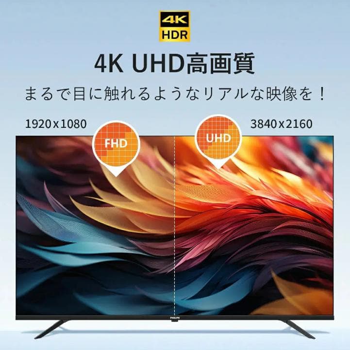 【期間限定大幅値下げ！】PHILIPS チューナーレステレビ 43型