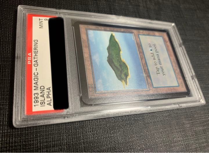 【PSA9】MTG 島 アルファ版  Alpha 美品