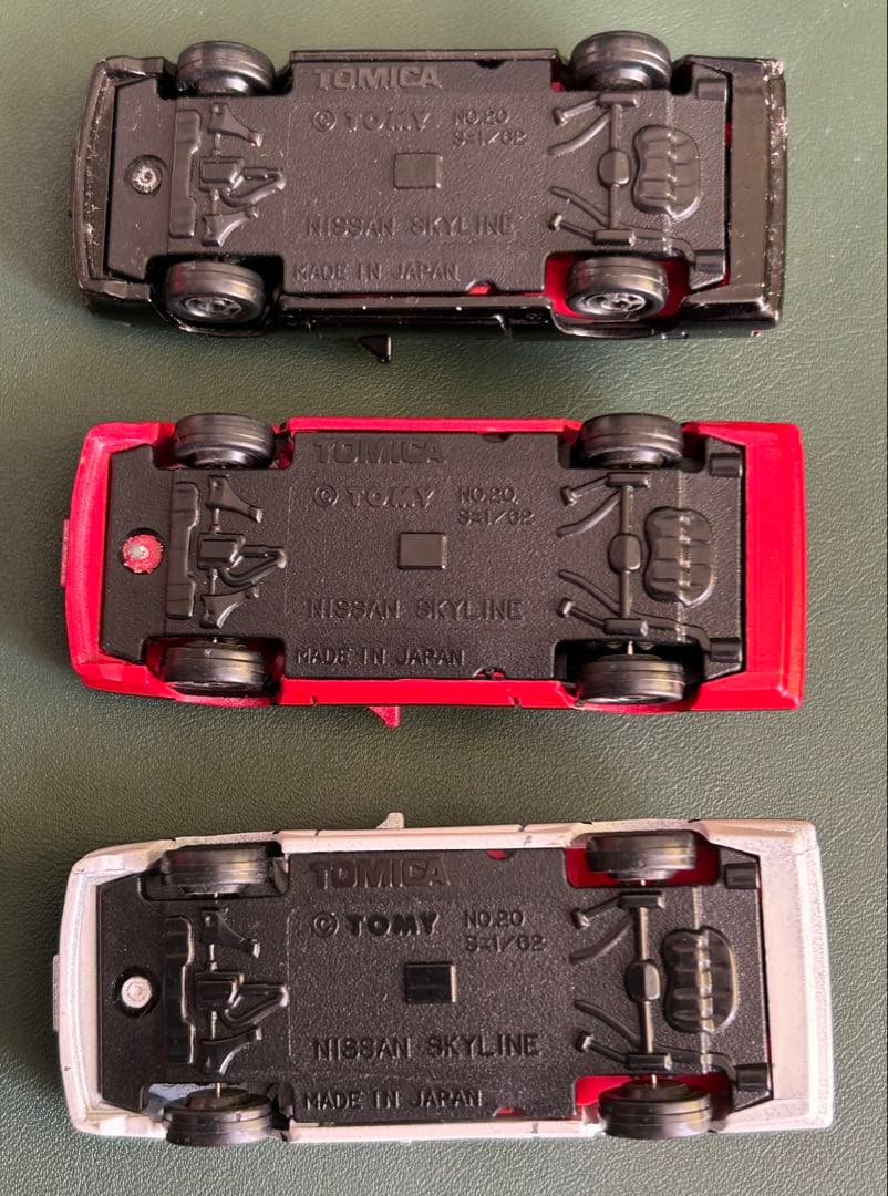 トミカ ニッサン スカイライン R31 3台セット