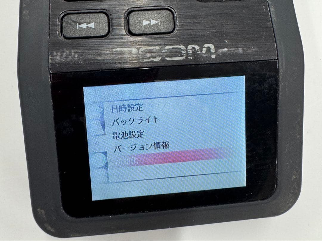 ZOOM H6 ハンディレコーダー 本体とACアダプター(訳あり)