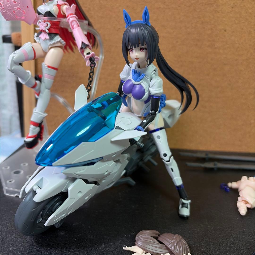 30msプラモデルジャンク シュレミ等&エグゼビークル（ブーストブレイクバイク）