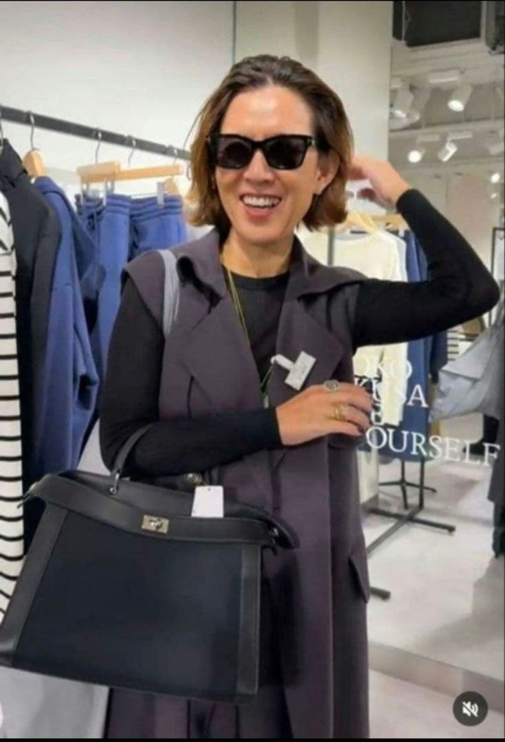 未使用級✨️michino PARIS　ミチノパリ　ルテスミニ　キャンバスレザー