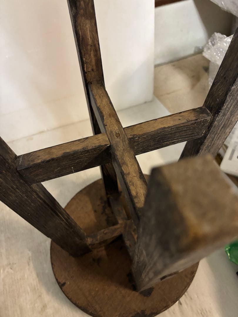 【希少2個セット‼️】昭和レトロ アンティーク ヴィンテージ風 丸椅子