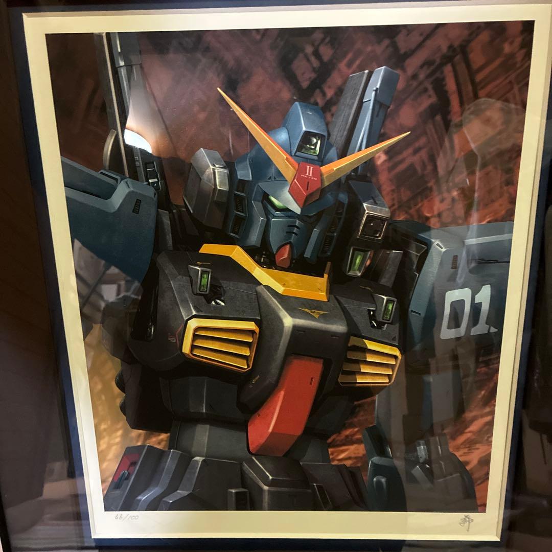 天神英貴 複製原画 「RX-178 ガンダムMk-II」 エマ・シーン中尉搭乗機