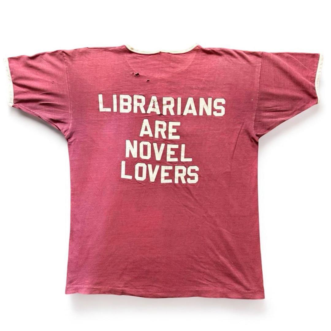 60s HARVARD COLLEGE champion リンガー Tシャツ