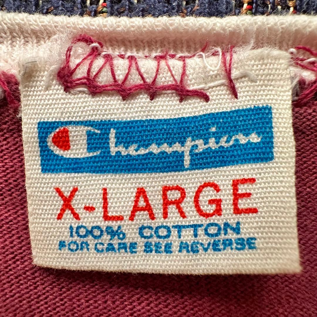 60s HARVARD COLLEGE champion リンガー Tシャツ