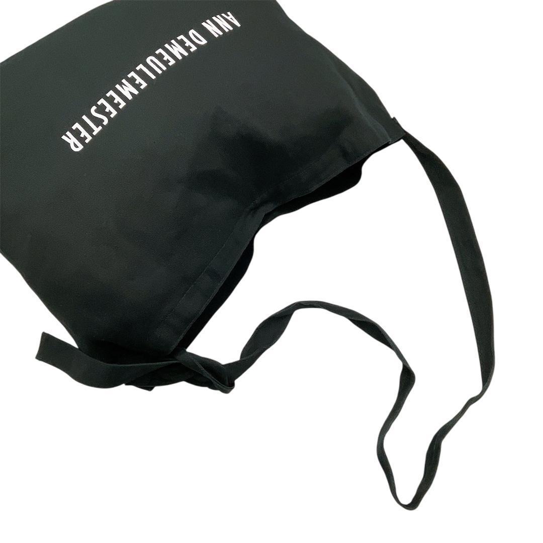 美品 ANN DEMEULEMEESTER ブラック ショルダーバッグ f285
