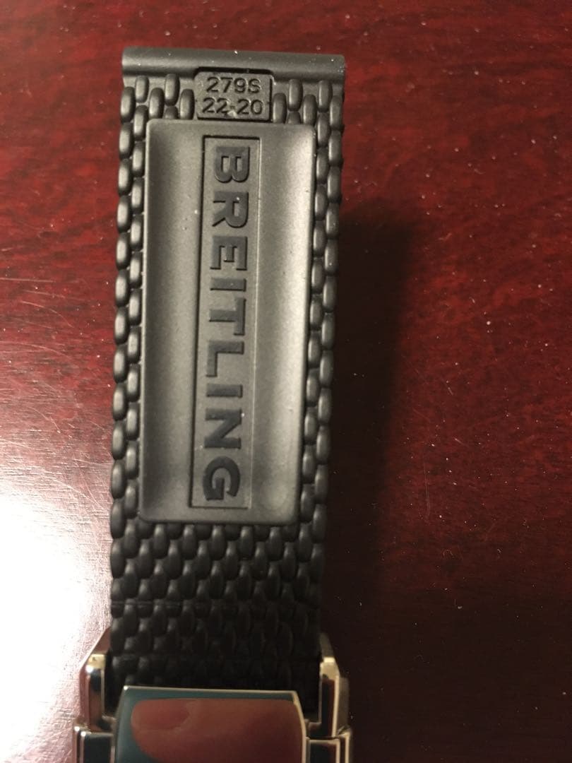 ブライトリング ラバーベルト Dバックル 尾錠 純正 22-20
