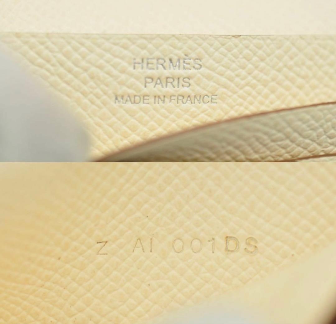 阪*南様 HERMES ベアン コンパクト エプソン バイカラー 財布 Z刻印