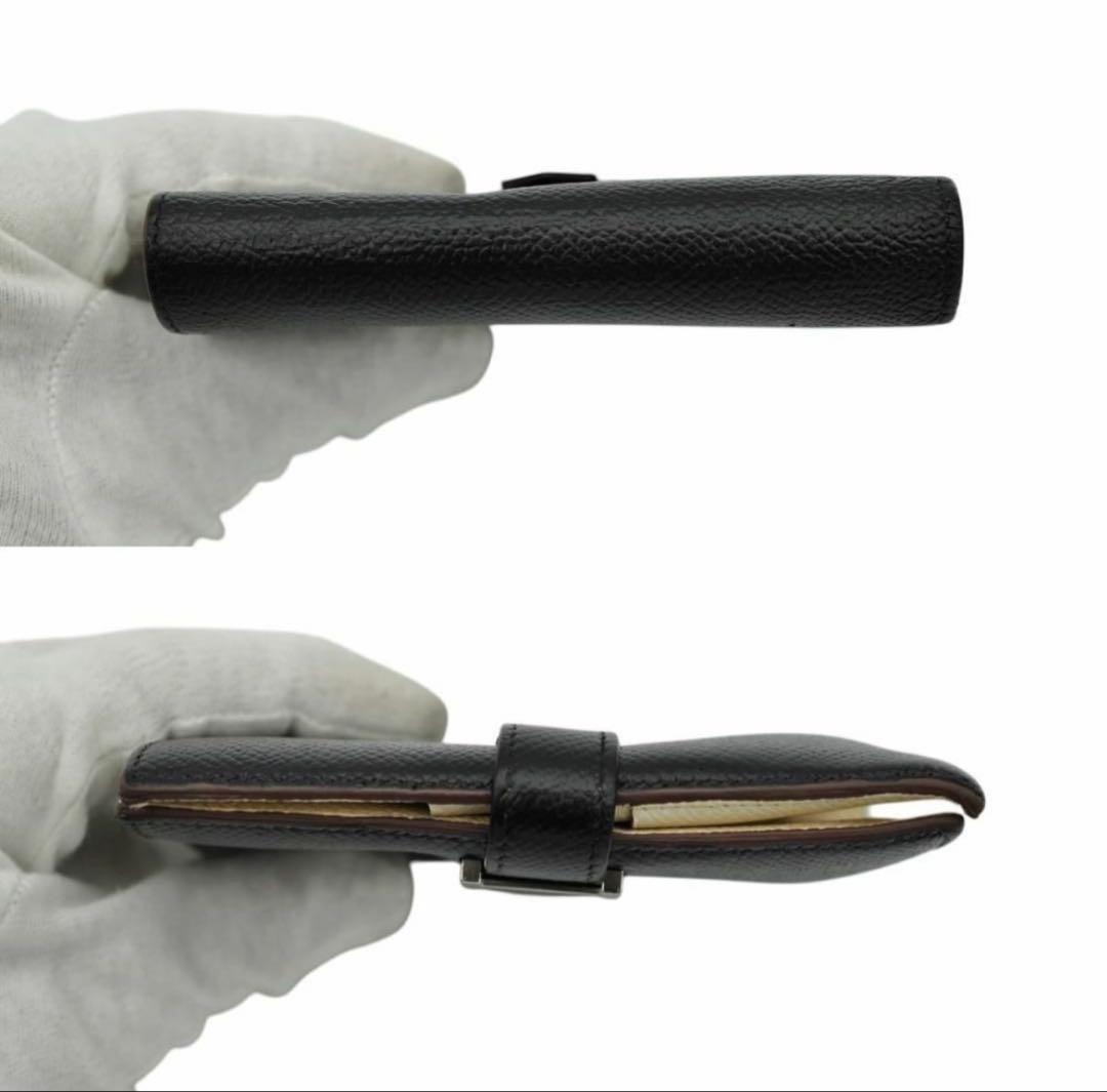 阪*南様 HERMES ベアン コンパクト エプソン バイカラー 財布 Z刻印