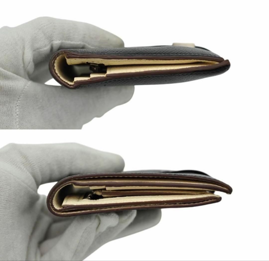 阪*南様 HERMES ベアン コンパクト エプソン バイカラー 財布 Z刻印