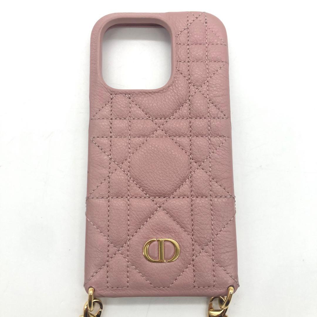 【極美品】クリスチャンディオール iPhoneケース 14pro カナージュ