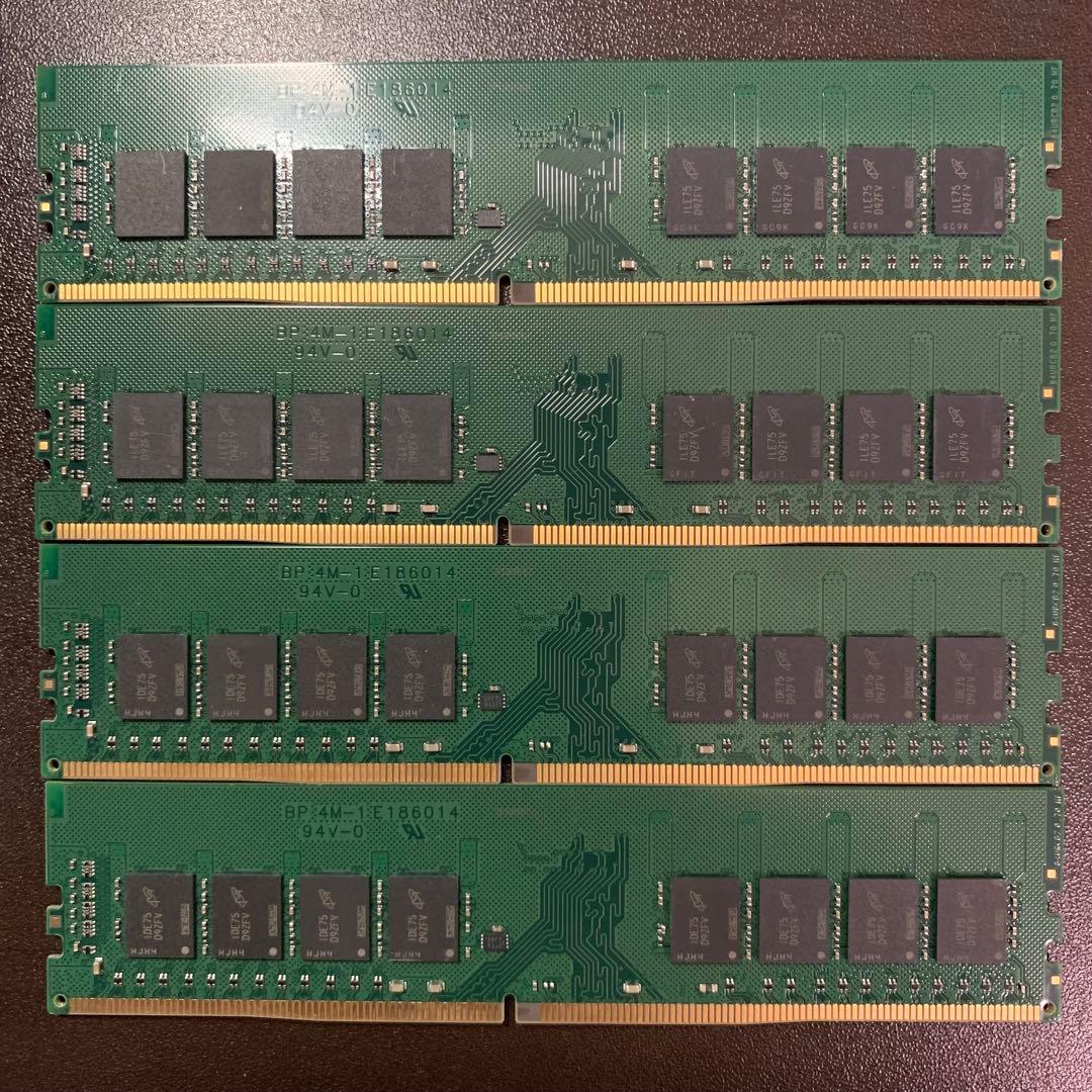 メモリー Transcend DDR4 128GB 32GBx4