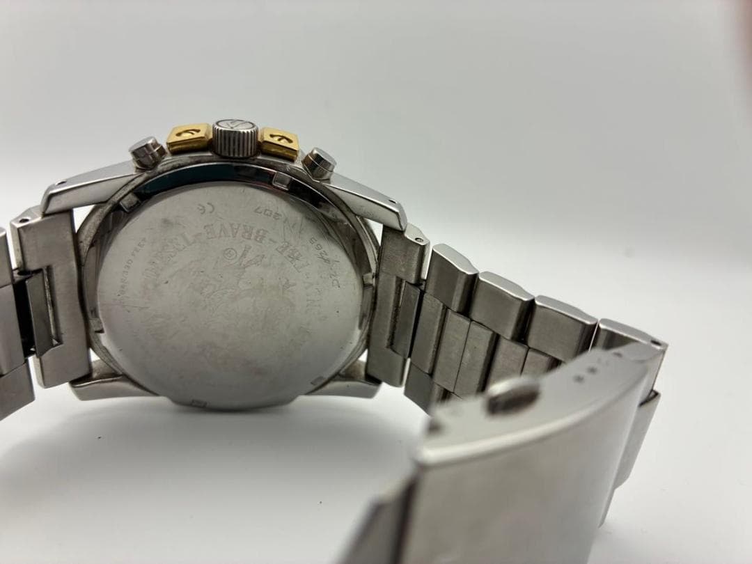 美品DIESEL DZ-4265 クロノグラフ SLV クオーツ 腕時計　稼働