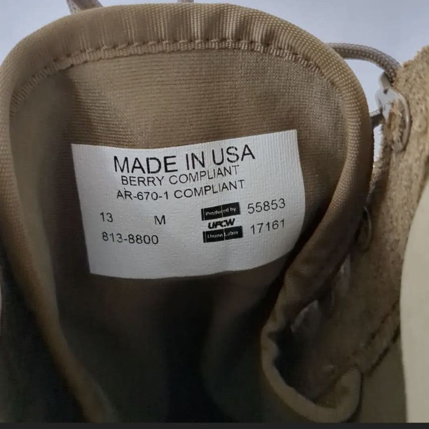 米軍　Thorogood ミリタリーブーツ　未使用　②