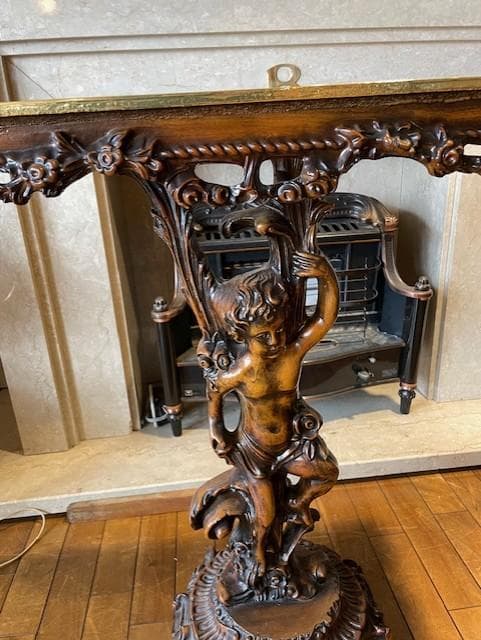 ロココ調アンティークテーブル