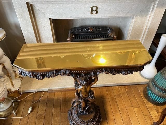 ロココ調アンティークテーブル