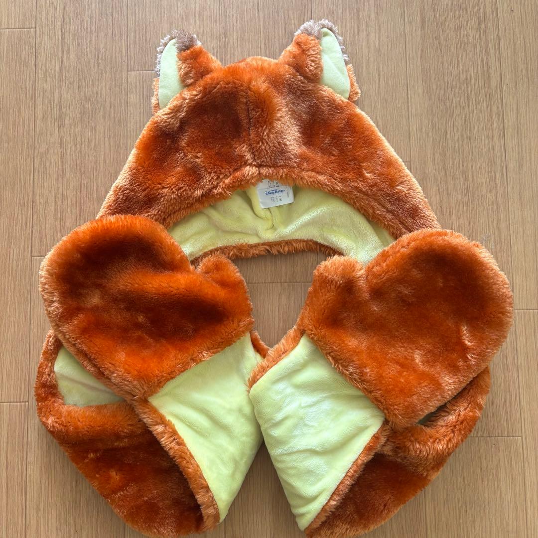 ディズニー ズートピア ニック ファンキャップ 帽子 マフラー