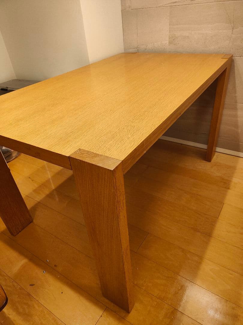 天然木を使用したダイニングテーブル 140cm ビンテージ アンティーク