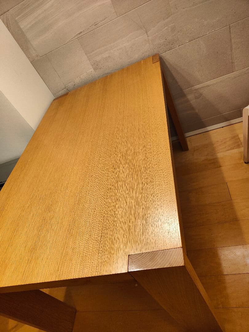 天然木を使用したダイニングテーブル 140cm ビンテージ アンティーク