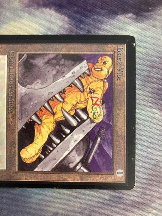 β ベータ　黒の万力　英1枚　LEB