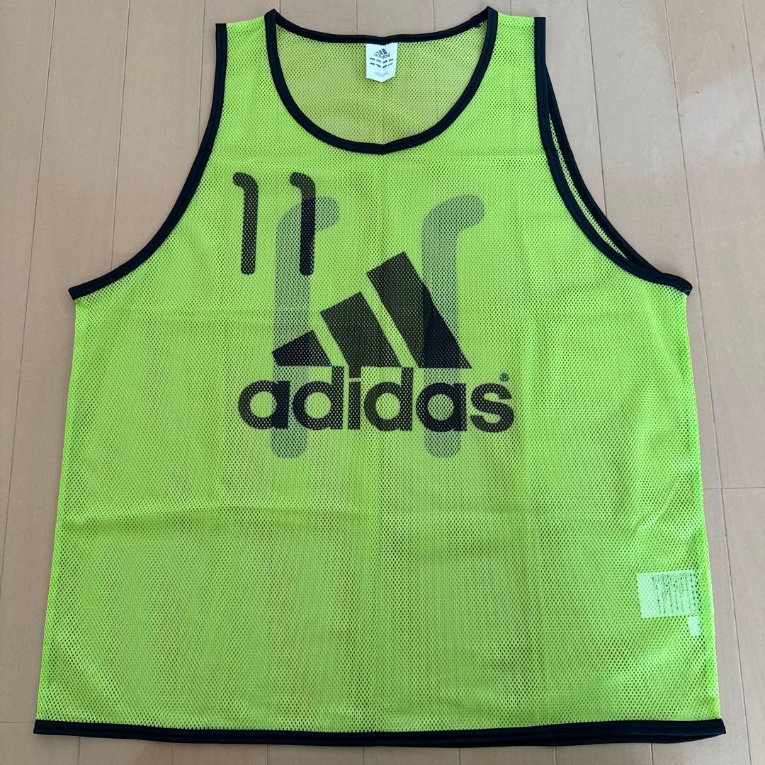 【闘将】10枚セット　adidas メッシュ　ビブス　L