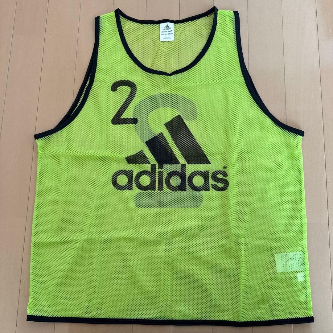 【闘将】10枚セット　adidas メッシュ　ビブス　L
