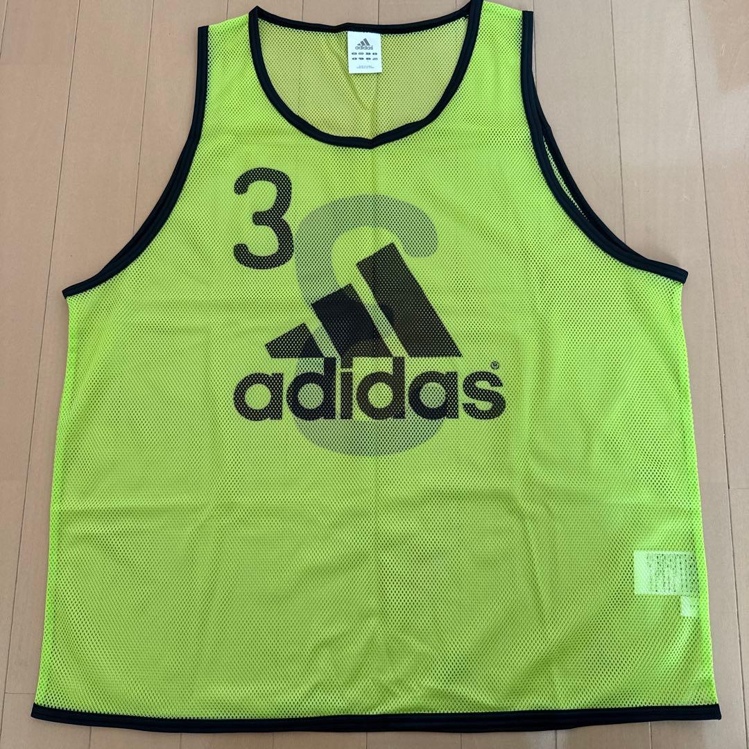 【闘将】10枚セット　adidas メッシュ　ビブス　L