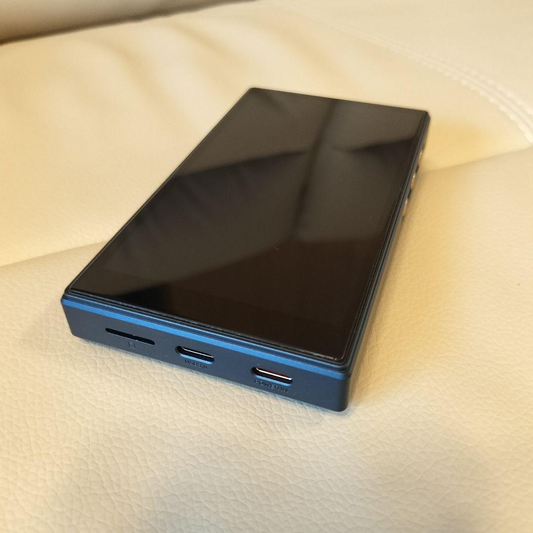 FiiO M21 ダークブルー（ほぼ新品） ガラスフィルムとレザーケース付