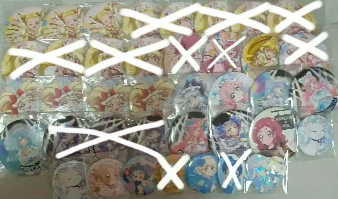 プリキュア 缶バッジ アクリルスタンド グッズ 大量