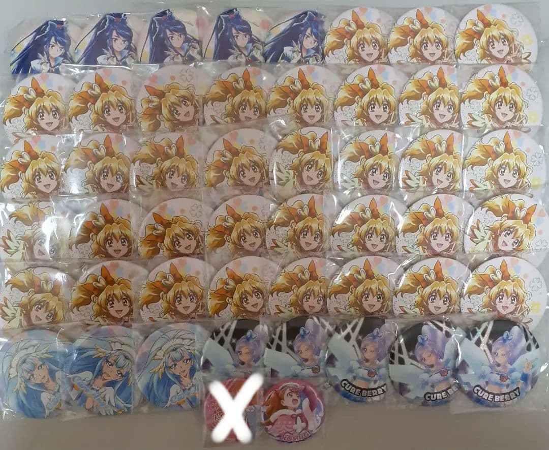 プリキュア 缶バッジ アクリルスタンド グッズ 大量