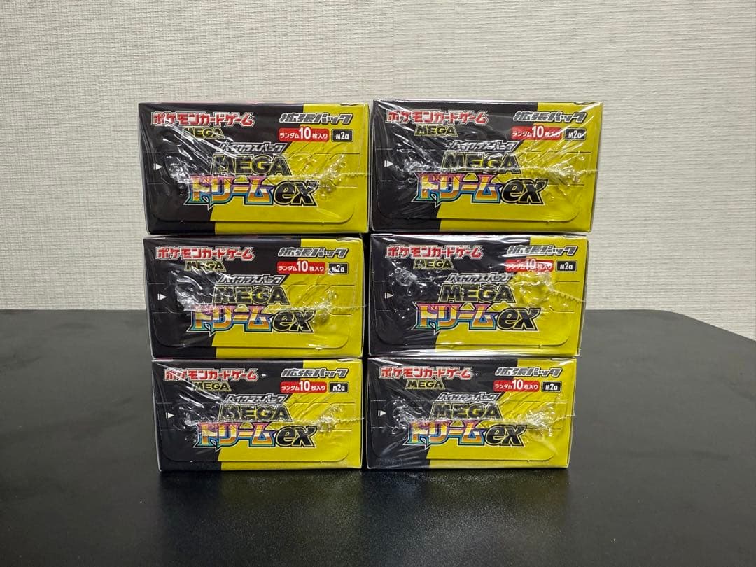 ポケモンカードゲーム MEGAドリームex 6BOX シュリンク付き