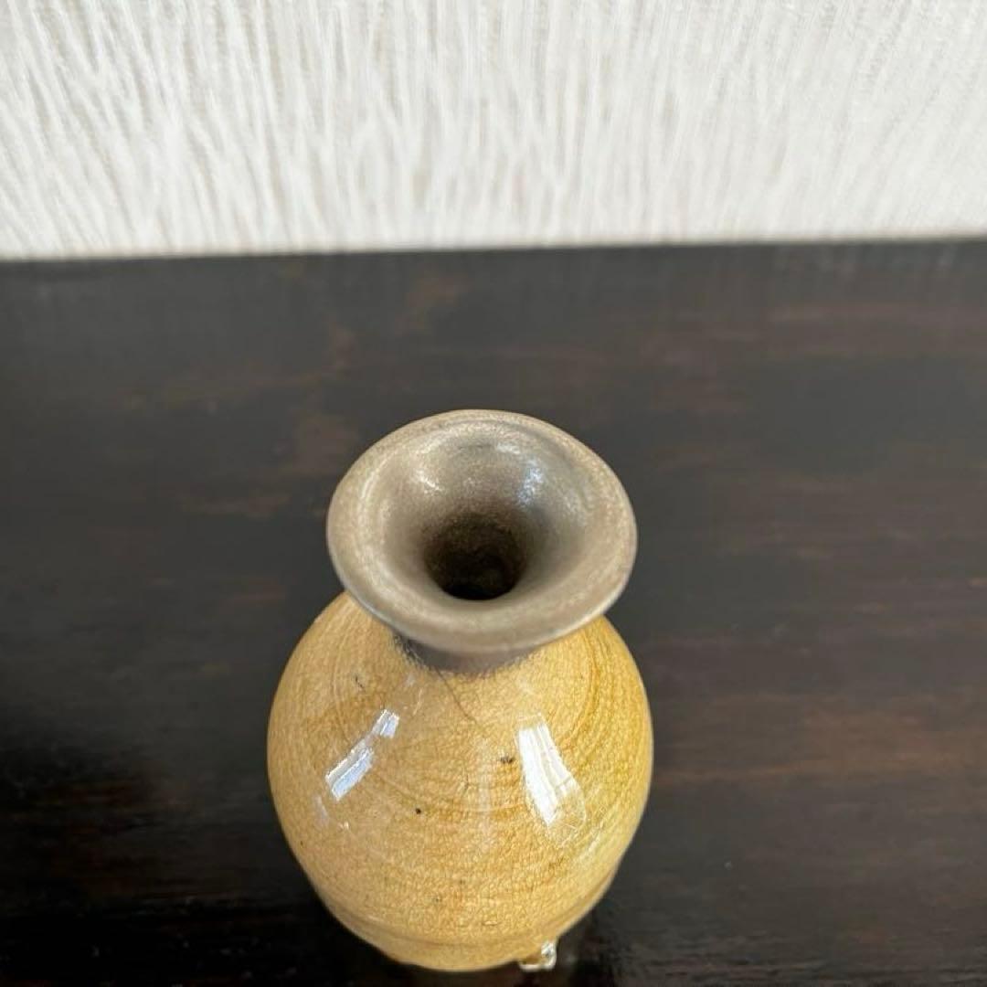 織部　小徳利　金継ぎ