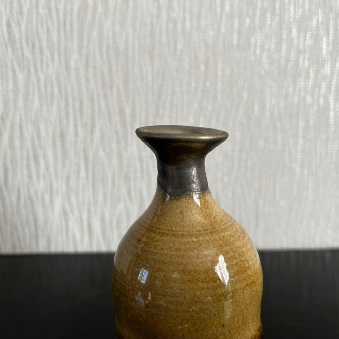 織部　小徳利　金継ぎ