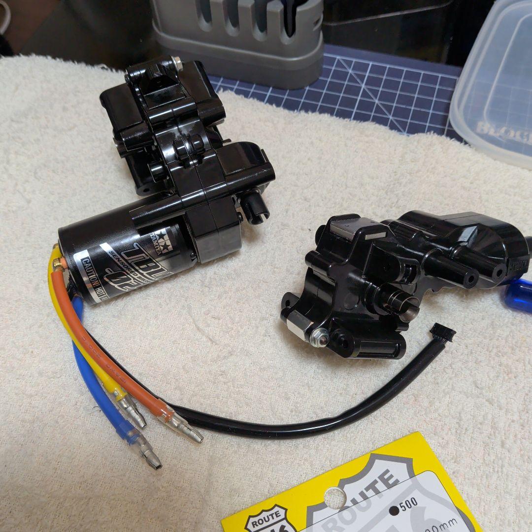 タミヤ　ホットショットII　ブロックヘッドモータース　カスタム　ブラシレスセット