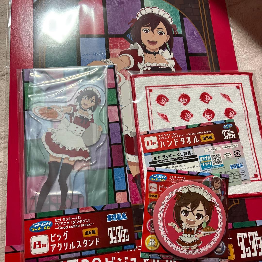 ダンダダン　セガラッキーくじ　モモ　ビジュアルボード　アクリルスタンド