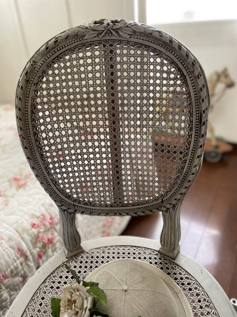 最終価格♡フランスアンティーク ラタン チェア♡フランスアンティーク家具