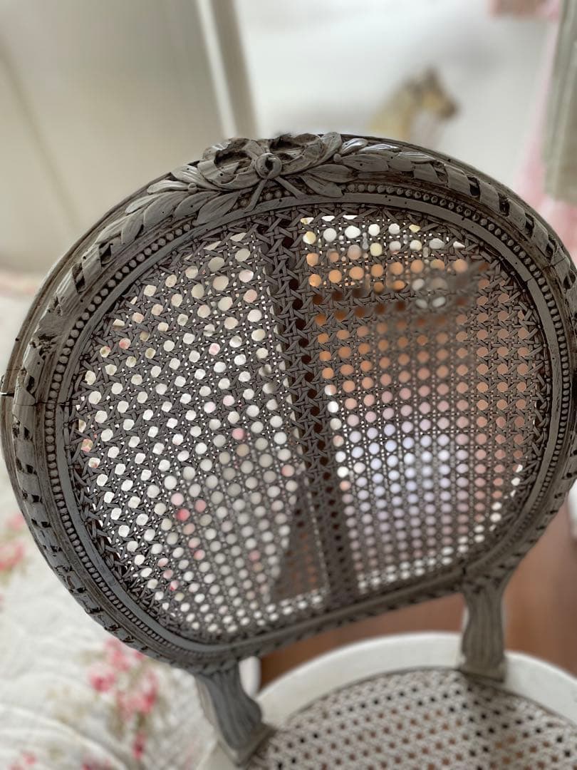 最終価格♡フランスアンティーク ラタン チェア♡フランスアンティーク家具