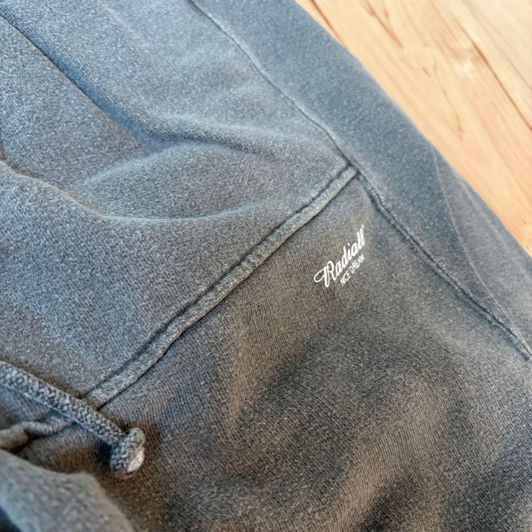 RADIALL LAID BACK ピグメントダイ　セットアップ　XL 黒