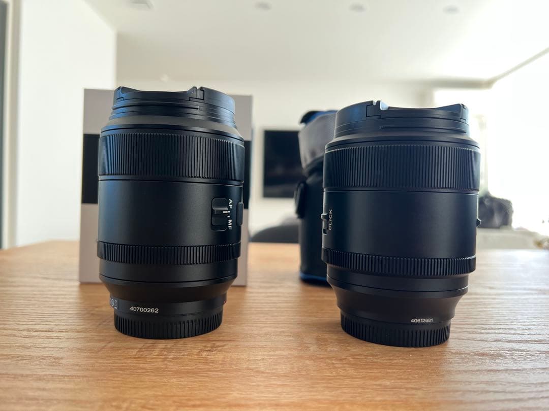 SIRUI Auroraセット 35mm F1.4 85mm f1.4