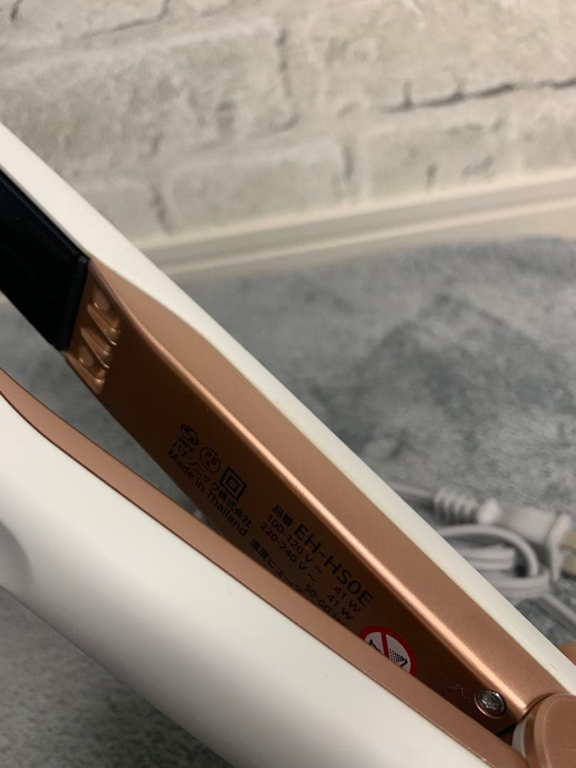 【美品】Panasonic ナノケア　ストレートヘアアイロン EH-HS0E