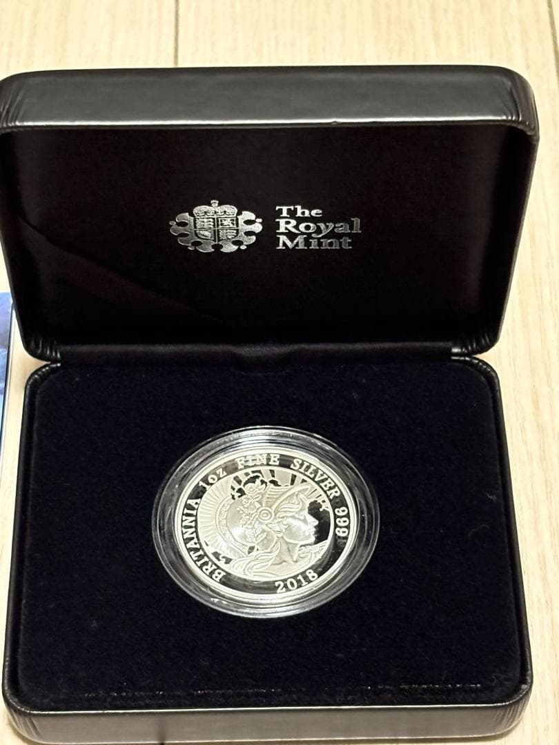 【新品】2018年 ブリタニア 1oz 銀貨(38.61mm)