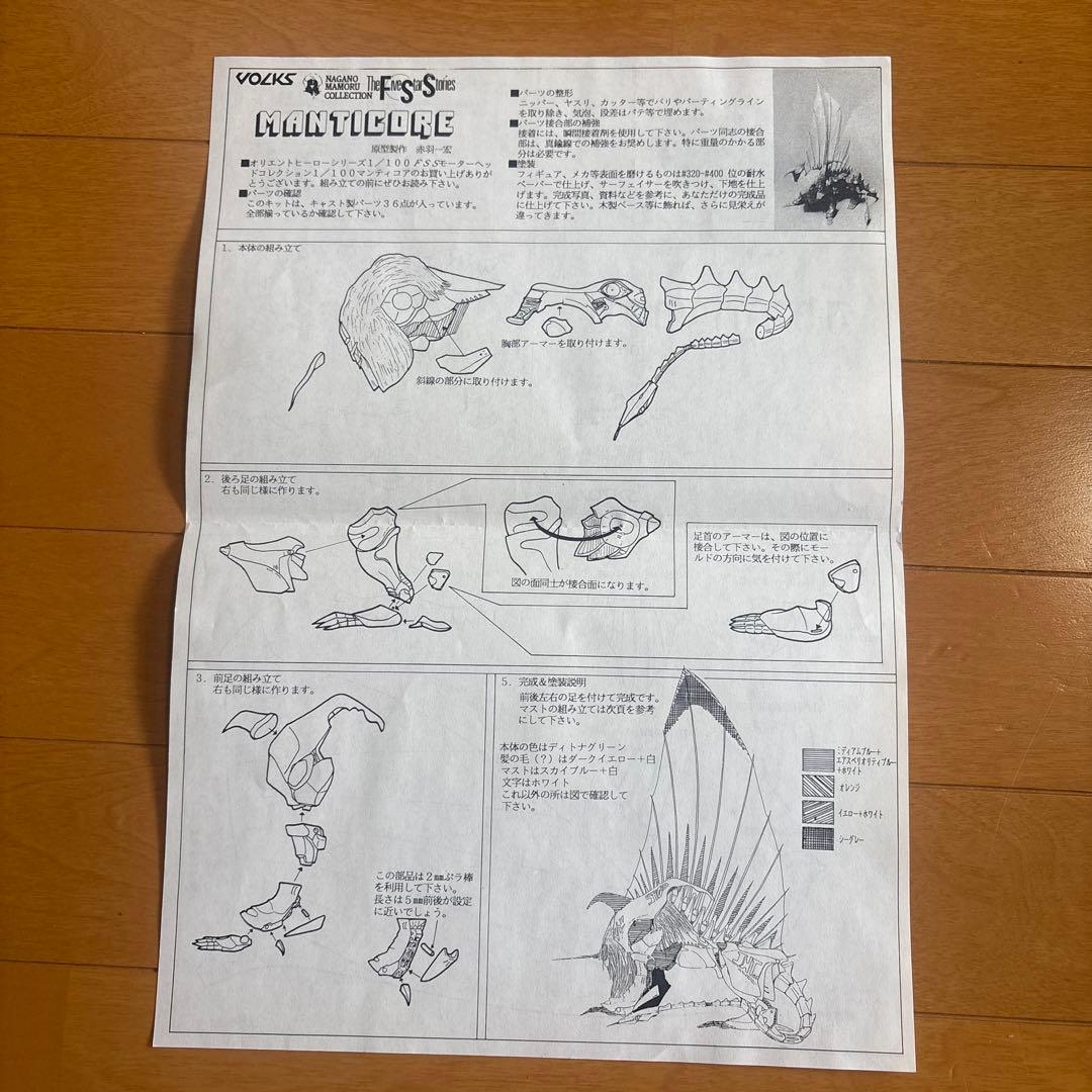 【VOLKS】FSS 「マンティコア」　1/100 ガレージキット