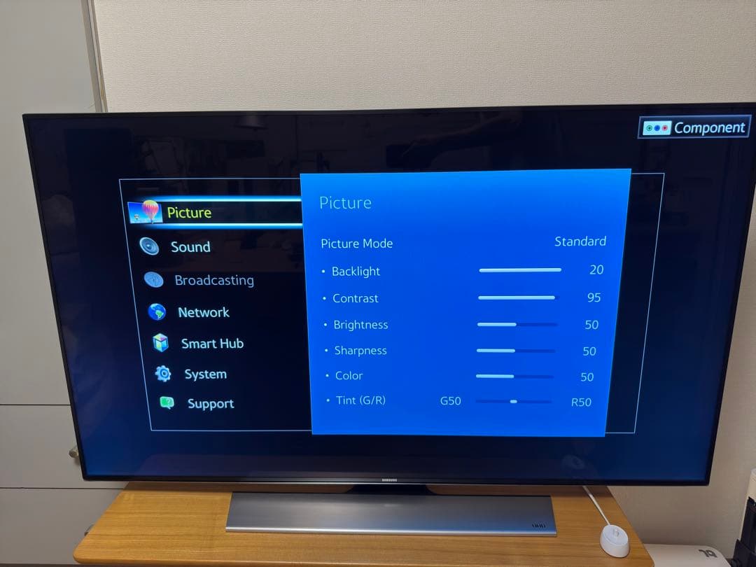【送料込】Samsung UHD TV UN55 HU8550 4K 55インチ