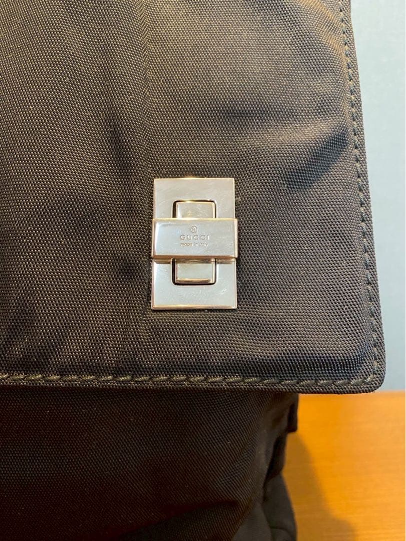 GUCCI グッチ ナイロン ターンロック　ビジネスバッグ